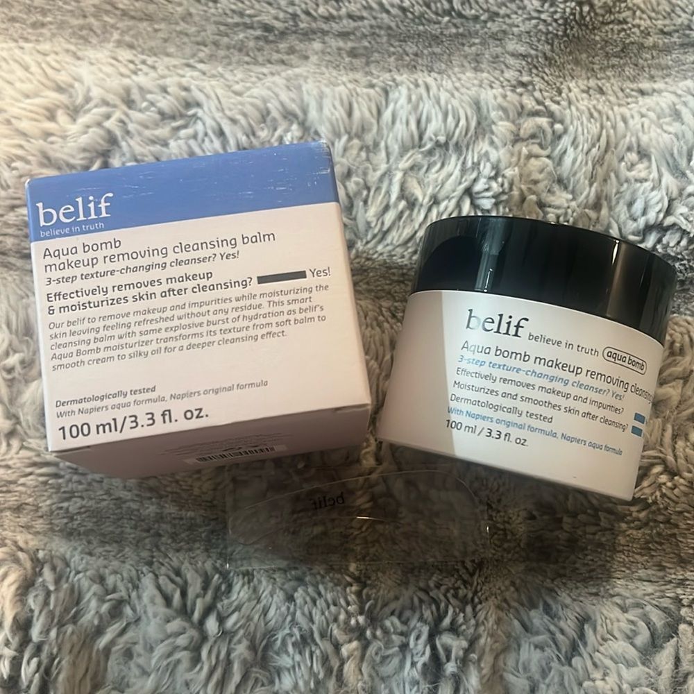 BNWT - BELIF AQUA BOMB MAKE UP REMOVING CLEANSING BALM